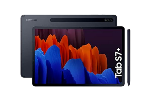 Samsung  Galaxy Tab S7+ 5G SM-T976B LTE 128 Go 31,5 cm (12.4") Qualcomm Snapdragon 6 Go Wi-FI 6 (802.11ax) Android 10 Noir