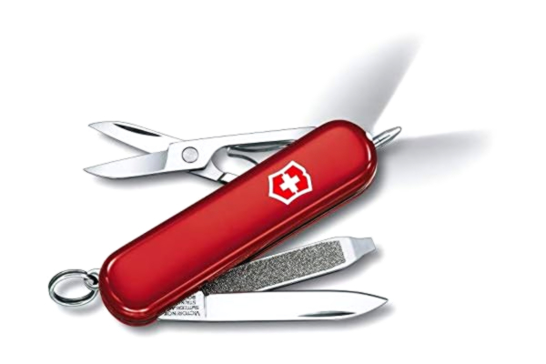 Victorinox , Schweizer Taschenmesser, Signature Lite, Multitool, 7 Funktionen, Klinge, klein, Nagelfeile, Schraubendreher 2.5 mm