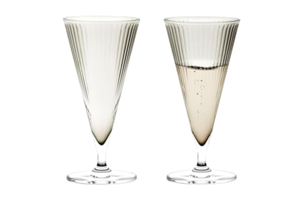 Rosendahl  [W0724] GC Nouveau champagneglas 20 cl rök, 2 st