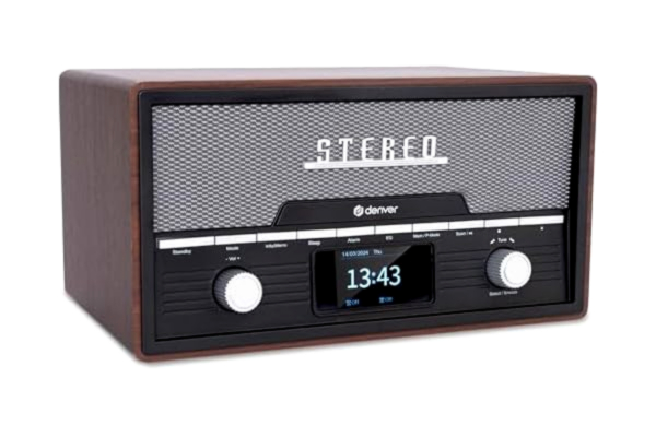 Denver  Retro Dab+/FM-radio med CD/BT/USB MDA-525DW