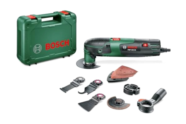 Bosch  Home and Garden Bosch Home and Garden Bosch flerfunktionsverktyg PMF 220 CE set (220 watt, i väska)