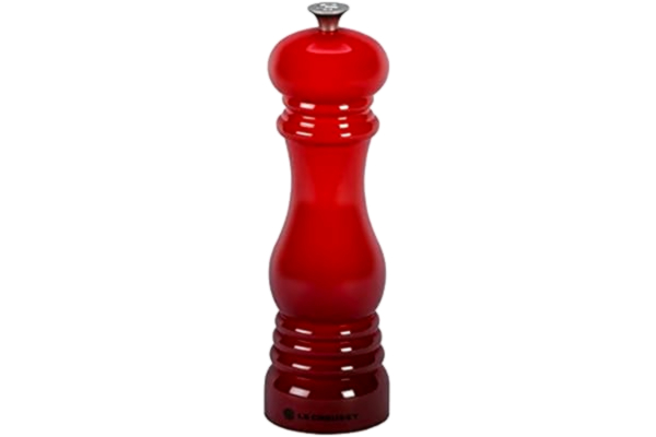 Le Creuset  Saltkvarn, ABS-plast, 6,2 x 6,2 x 20,8 cm, keramisk kvarn, körsbärsröd