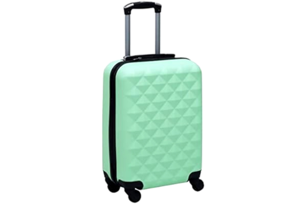 vidaXL  Valise Rigide Bagage à roulettes de Voyage Trolley de Voyage Sac de Valise Chariot de Bagage Sangles de Serrage Internes Mente ABS