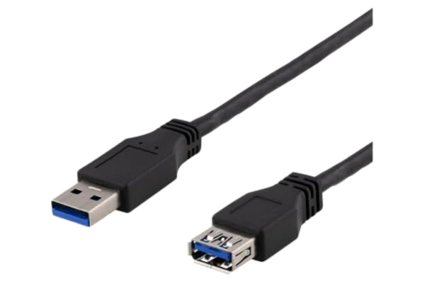 Deltaco DELTACO USB3-241 USB-kabel 1 m USB 3.2 Gen 1 (3.1 Gen 1) USB A svart