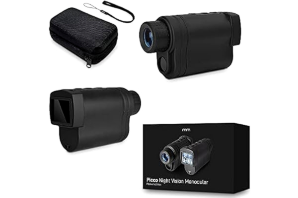 Mikamax  – mm Picco Night Vision Monocular – Monokulär för vandring Fågelskådning Jakt Camping, glamping