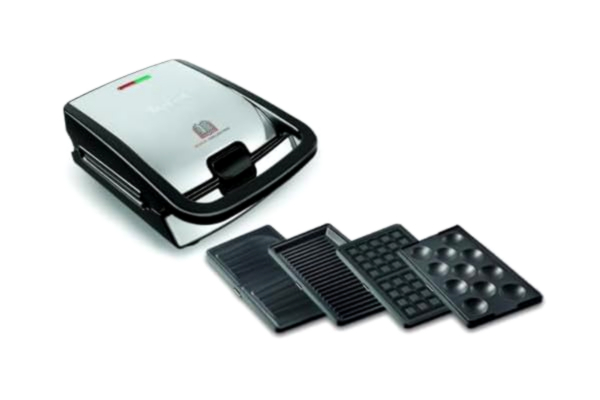 Tefal  SW854D Kontaktgrill, Silver, Svart