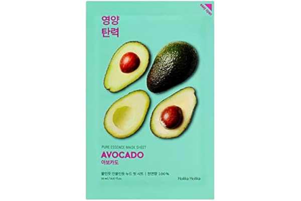 Holika Holika Holika - Fuktgivande ansiktsmask - Ampoule Mask Sheet - Avocado -, Translucent, 23 ml