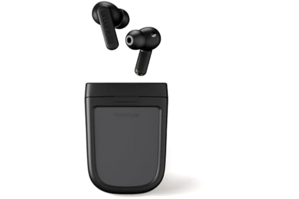 Urbanista  Phoenix Soldrivna Hybrid Aktiva Brusreducerande Trådlösa Öronsnäckor med oändlig speltid, Bluetooth Flerpunkt- In-Ear-hörlurar, Självladdande Trådlöst Laddningsetui, Midnattssvart