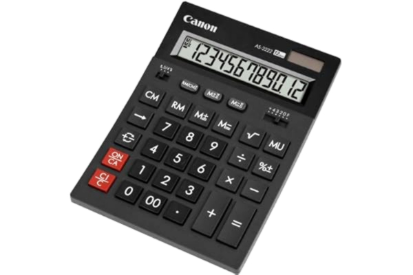 Canon  AS-2200 12-siffrig skrivbordskalkylator