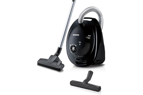 Siemens  VSZ3B212 Cylinder vacuum 4L 600W B Black vacuum VSZ3B212, 600 W, B, 34 kWh, 10 A, Cylinder vacuum, Dust bag