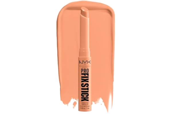 NYX  Professional Makeup Korrigerande concealer, döljer mörka ringar, föroreningar, mörka fläckar och missfärgningar, med hyaluron, 12 timmars stöd, vegansk formel, Pro Fix Stick, Dark Peruk