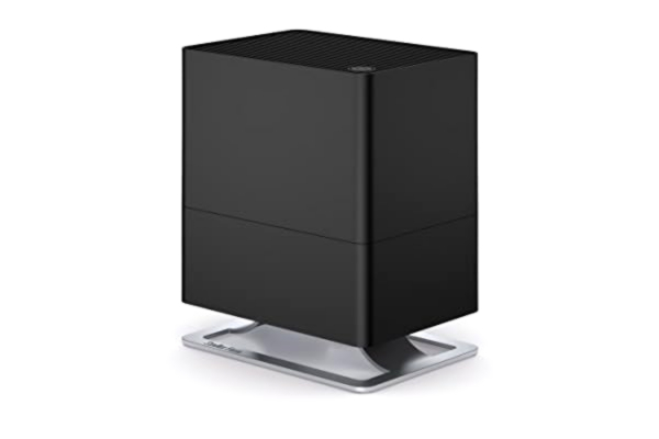 Stadler Form  Humidifier Oskar Little, Energy-Saving Humidifier for Rooms up to 30 m², Evaporator with Automatic Switch-off, Dimmable LEDs, Very Quiet, Black