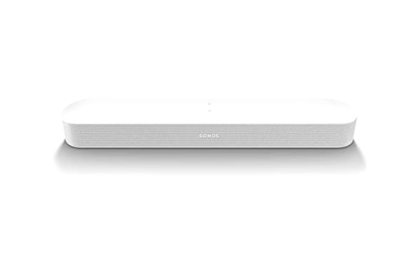 Sonos  Den kompakta soundbaren Beam (gen 2) med Dolby Atmos och röststyrning – Vit