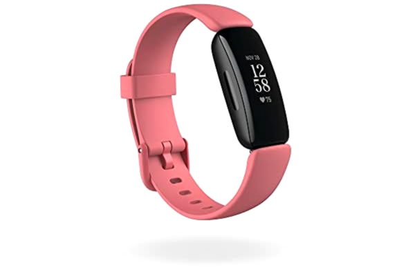 Fitbit  Inspire 2 Health & Fitness Tracker with a Free 1-Year Fitbit Premium Trial, 24/7 Heart Rate & up to 10 Days Battery, Desert Rose