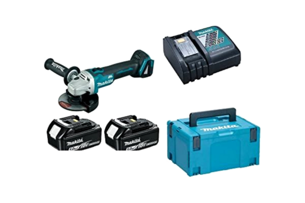 Makita Meuleuse d'angle 18V LXT Ø125 mm (2x5,0 Ah) en MAKPAC - MAKITA DGA506RTJ