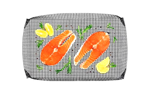 Muurikka MUURIKKA BBQ grillkorg och rökkorg med non-stick beläggning, återanvändbar