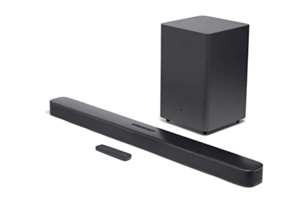 JBL  Bar 2.1 Deep Bass Sound Bar, in-home entertainment systeem met streaming mogelijkheden en subwoofer, in zwart