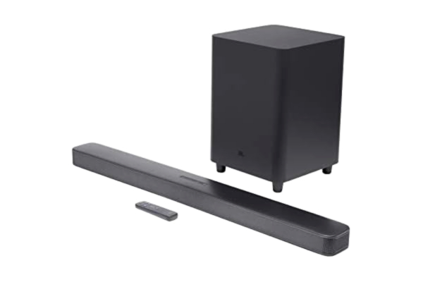 JBL  Bar 5.1 Surround Sound Bar, in home entertainmentsysteem, met streamingmogelijkheden en subwoofer, in zwart