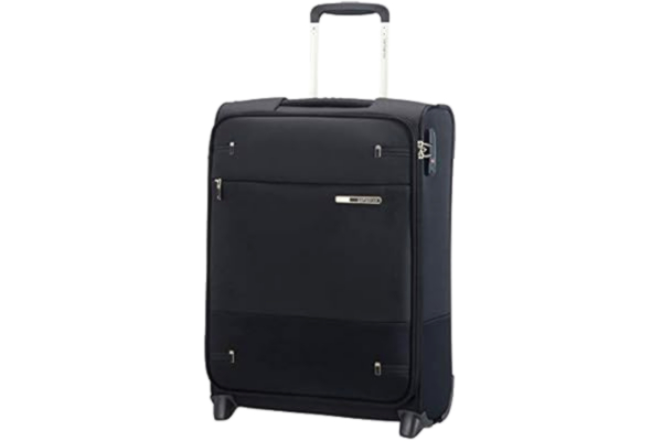 Samsonite  Base Boost - Handbagageväska 55 x 40 x 20 cm, med 2 hjul, mjukt bagagehyttväska som passar de flesta flygbolag, inklusive Ryanair & EasyJet, TSA-lås, lätt, 41 L, Svart