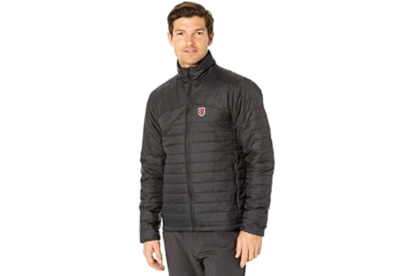 Fjällräven FJÄLLRÄVEN Męska kurtka M F86333-334 Expedition X-Lätt, prawdziwa czerwona, XXL, Czarny, S