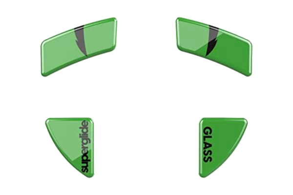 Razer Superglide – Patins de Souris en Verre Ultra résistant, Ultra Rapide, Lisse et Durable pour Razer Viper Ultimate [Vert]