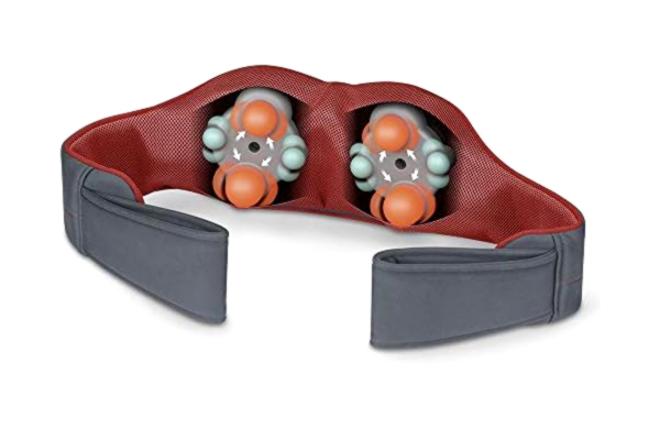 Beurer  MG 151 Shiatsu nackmassage/massage för axlar, nacke och rygg/nackmassage med värme, 8 3D massagehuvuden/3 intensitetsnivåer, med ändring av riktning