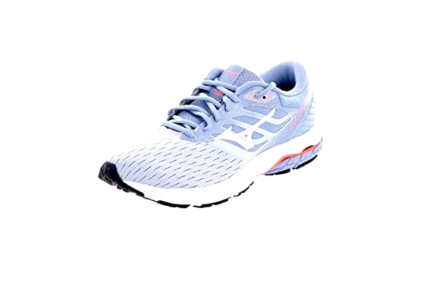 Mizuno  Femme Wave Prodigy 3 Chaussure de Course, Blanc chiné Neonflame, 40 EU