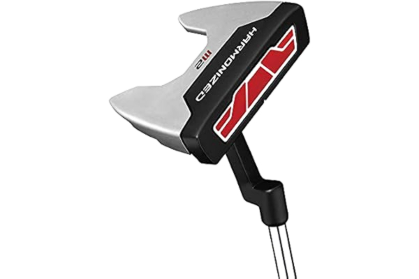 Wilson  Men's Putter (Right Hand), Length: 89 cm (35 Inch), Beginners to advanced players, 830 g, Harmonized M2 Putter MRH, Black/Red, WGD602000
