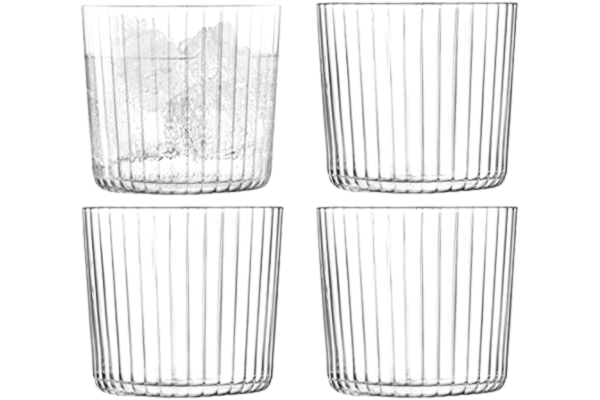LSA International  Gio Line Tumbler 310 ml klar | Set med 4 | Diskmaskinssäker | GI14