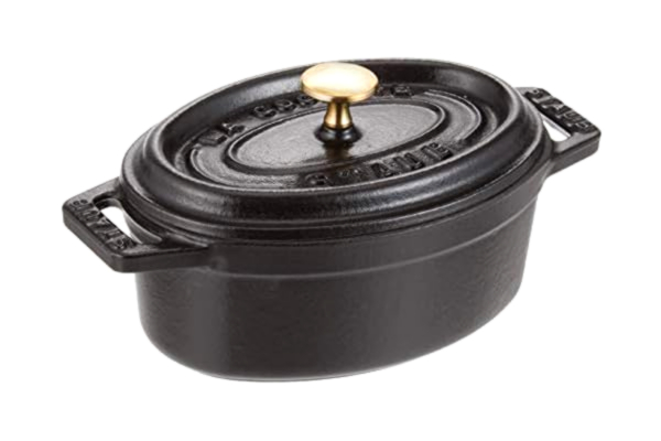 Staub  La Cocotte Oval Gryte Svart 11 cm 0,25 l