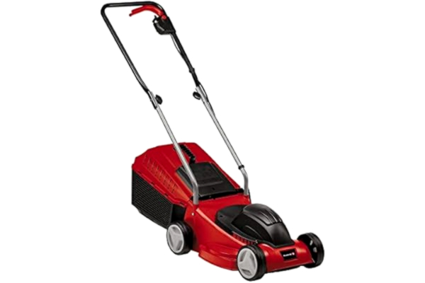 Einhell  3400257 GE-EM 1032 Electric Lawn Mower | 32cm Cutting Width, 30L Grass Box, 3 Cutting Height Levels | Corded Walk-Behind Lawnmower For Small To Medium Gardens, Red / Black