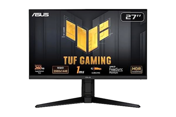 Asus 27" ASUS TUF VG27AQML1A - 2560x1440 (QHD) - 240Hz - Fast IPS - HDR10 - Speakers