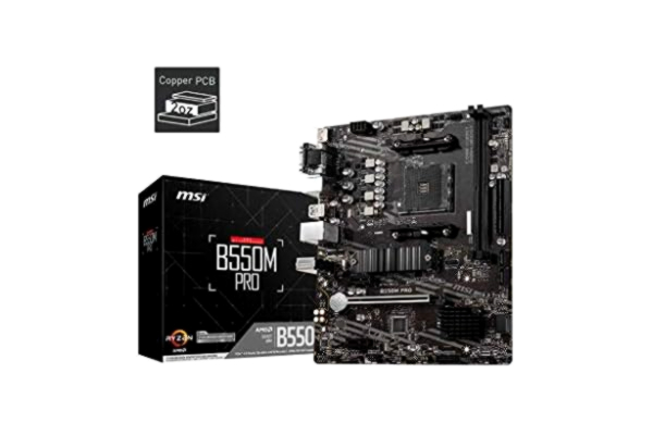 MSI  B550M Pro Carte mère AMD B550 Emplacement AM4 Micro ATX