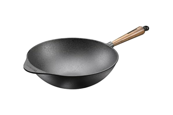 Skeppshult SKEPPSHULT Cast Iron Wok Pan, 32 cm
