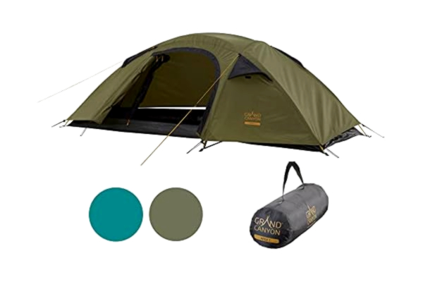 Grand Canyon  APEX 1 - Dome tent for 1-2 persons | Ultra-light, waterproof, small pack size | Tent for trekking, camping, outdoor