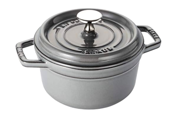 Staub STAUB Cocotte en Fonte, Ronde, Ø 16 cm, 1,2 L, Gris Graphite