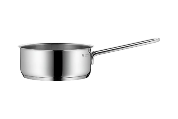WMF  Sauce Pan Ø 14 cm Approx. 0,9L Mini Stackable Pouring Rim Cromargan® Stainless Steel Brushed Suitable for All Stove Tops Including Induction Dishwasher-Safe