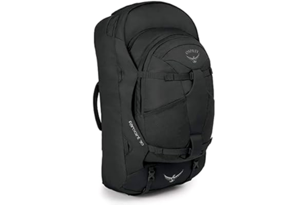 Osprey  Farpoint 70 Men's Travel Pack with 13L Detachable Daypack - Volcanic Grey (M/L)