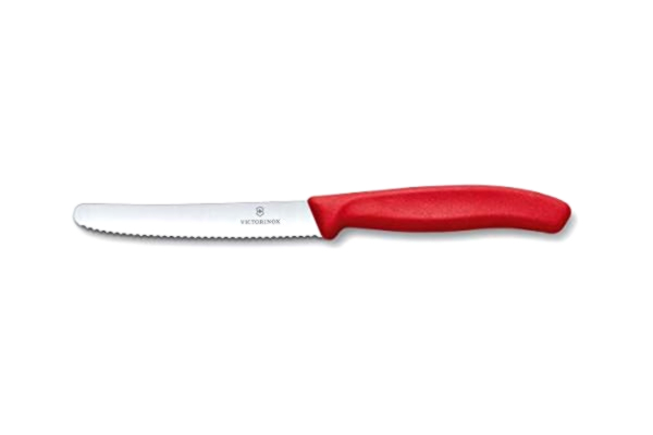 Victorinox  Swiss Classic keukenmes, 11 cm, extra scherp gekarteld, ergonomisch, vaatwasmachinebestendig