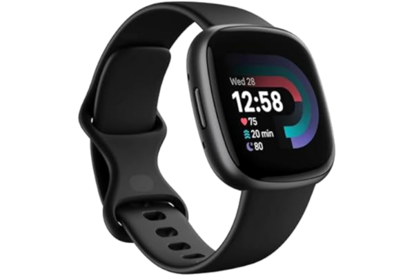 Fitbit  Versa 4 FB523BKBK Aktivitetsspårare, Svart, En Storlek