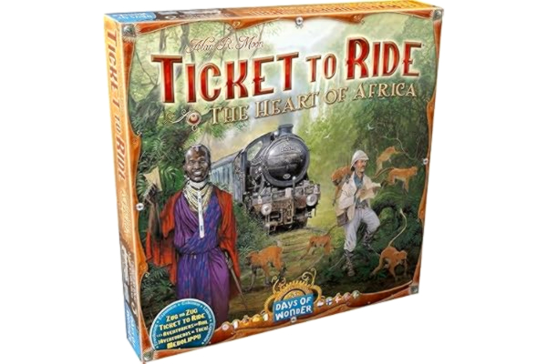 Days of Wonder Ticket to Ride The Heart of Africa - Brädspels Expansion | Brädspel för Vuxna och Familjen | Tåg Spel | Svenska | Danska | Norska | Finska | Ålder 8+ | För 2 till 5 spelare | Speltid 30-60 Minuter