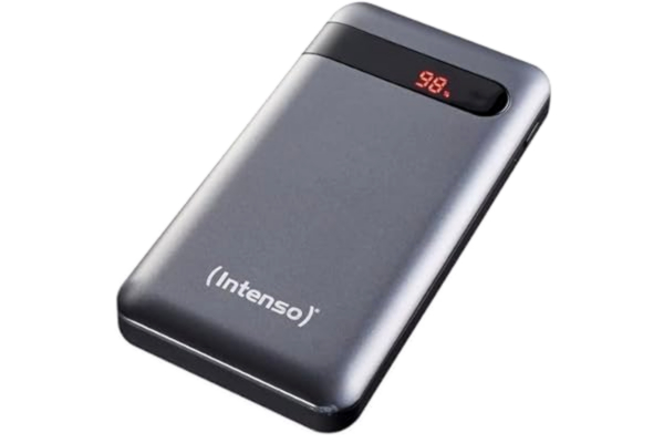 Intenso  7332330 Powerbank PD 10000 – externt batteri med Power Delivery & Quick Charge 3 (10 000 mAh, lämplig för smartphone, surfplatta, MP3spelare, digitalkamera), svart