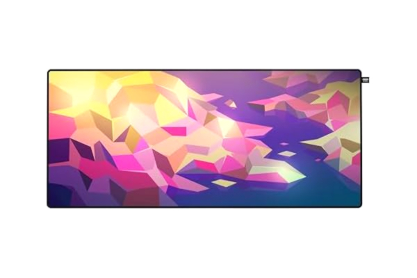 Xtrfy CHERRY XTRFY GP5, XL Gamingmusmatta av Tyg (920 x 400 x 3 mm), Slät Speedpad för Precision, Sydda Kanter, Halkfri, Maskintvättbar, Litus Pink