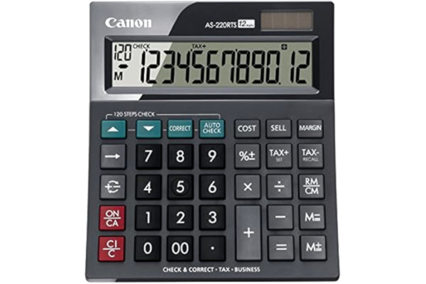 Canon  AS-220RTS 12-siffrig bordsräknare