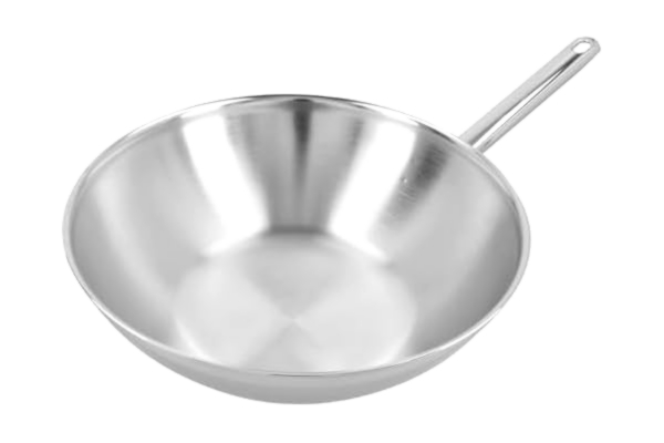 Demeyere  Wok 30 cm wok – /panna stekpanna – Stekpanna (– wok/panna stekpanna, silver, 4,8 l, 300 mm)