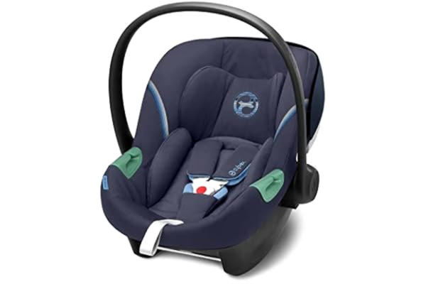 Cybex CYBEX Aton S2 i-Size Fotelik dla niemowląt, Od urodzenia do ok. 24 miesięcy, Maks. 13 kg, Z wkładką dla niemowląt, Kompatybilne z SensorSafe, Navy Blue