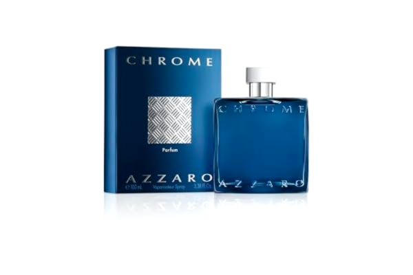 Azzaro  Chrome, parfym för män, Eau de Parfum, Fräsch citrusdoft med bergamott, granbalsam och mastisk, 100 ml