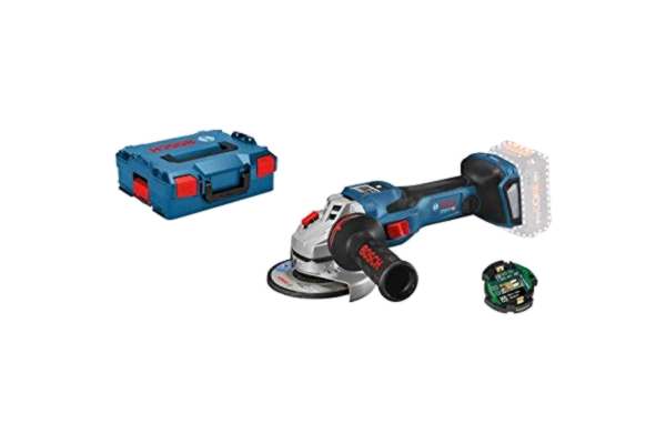 Bosch  Professional BITURBO GWS 18V-15 SC cordless angle grinder (125 mm disc diameter, with connectivity module, adjustable speed levels, excl. rechargeable batteries, in L-BOXX 136)