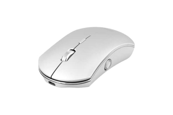 Deltaco DELTACO Wireless Silent Mouse - Mus - Optisk - 5 - Grå