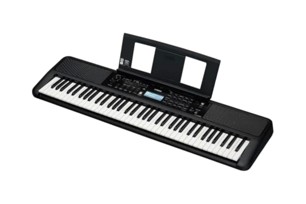 Yamaha  PSR-EW320 - bärbart keyboard för nybörjare med 76 anslagskänsliga tangenter, 650 instrumentljud och 48 toners polyfoni, 2 online lektioner med en lärare från Yamahas musikskola ingår